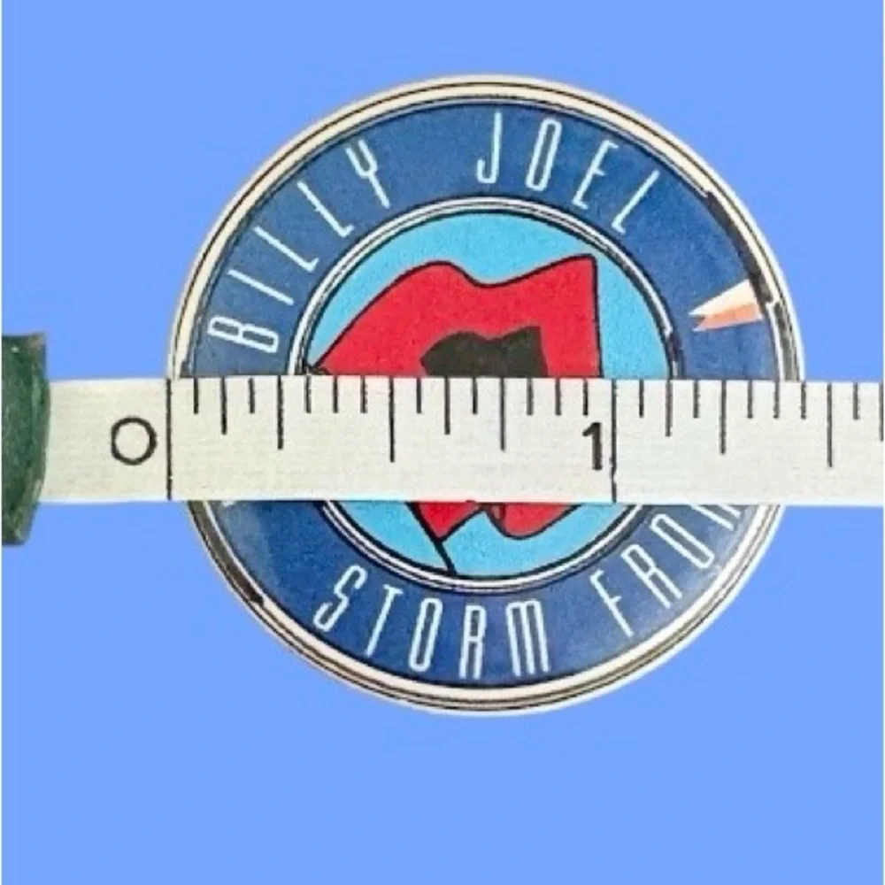 Billy Joel Storm Front Tour Pin Vintage